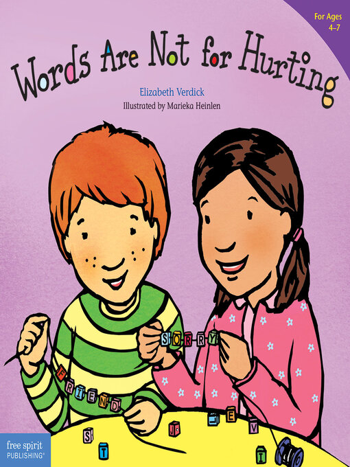 Title details for Words Are Not for Hurting by Elizabeth Verdick - Available